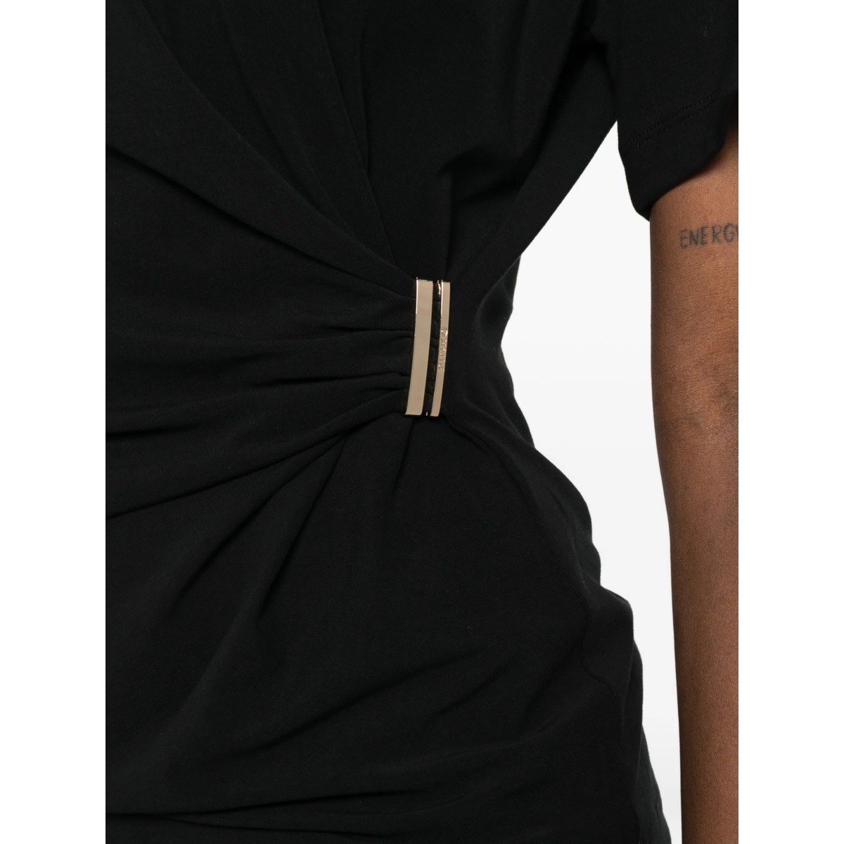 buckle draped T-shirt - Img 5