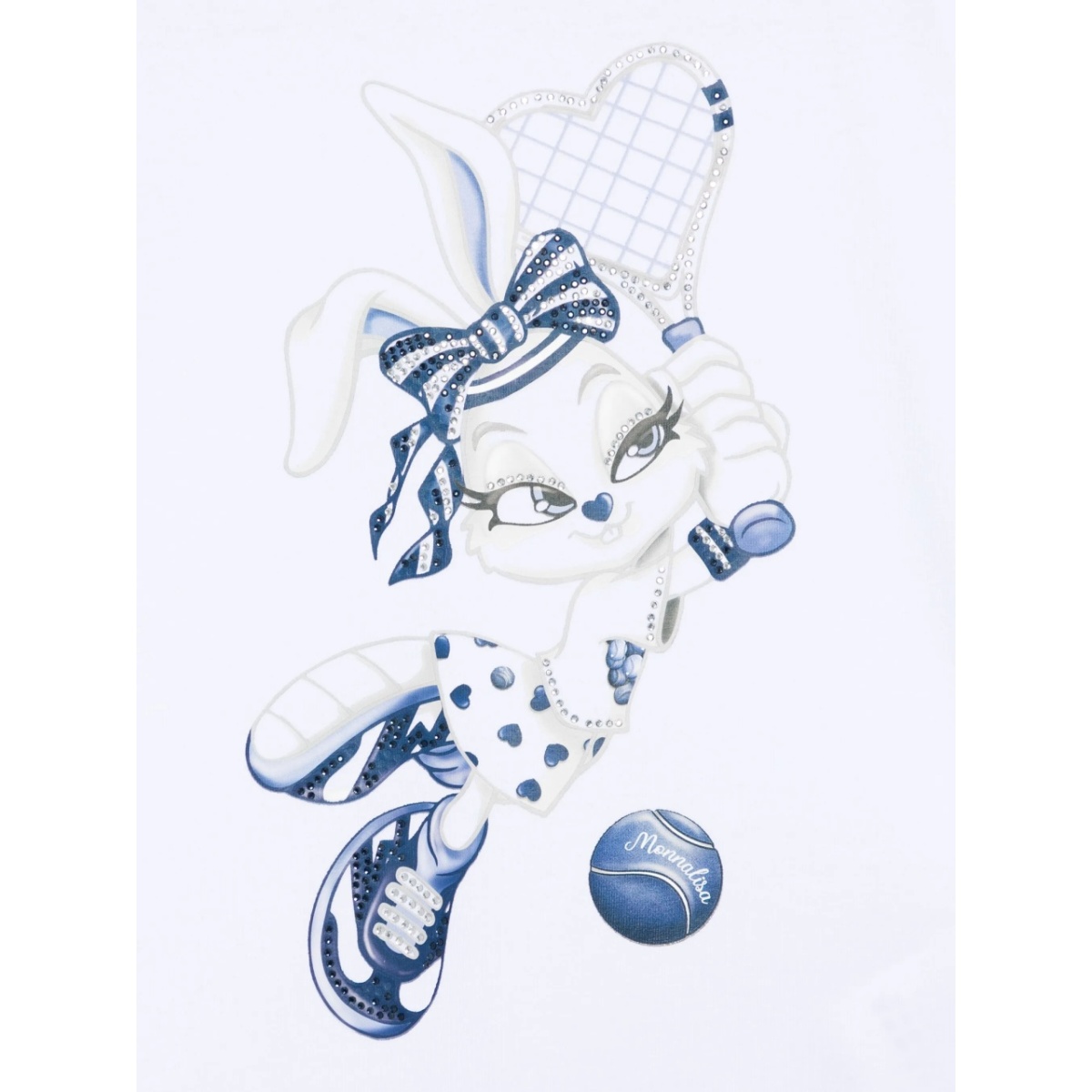 bunny-print T-shirt - Img 3