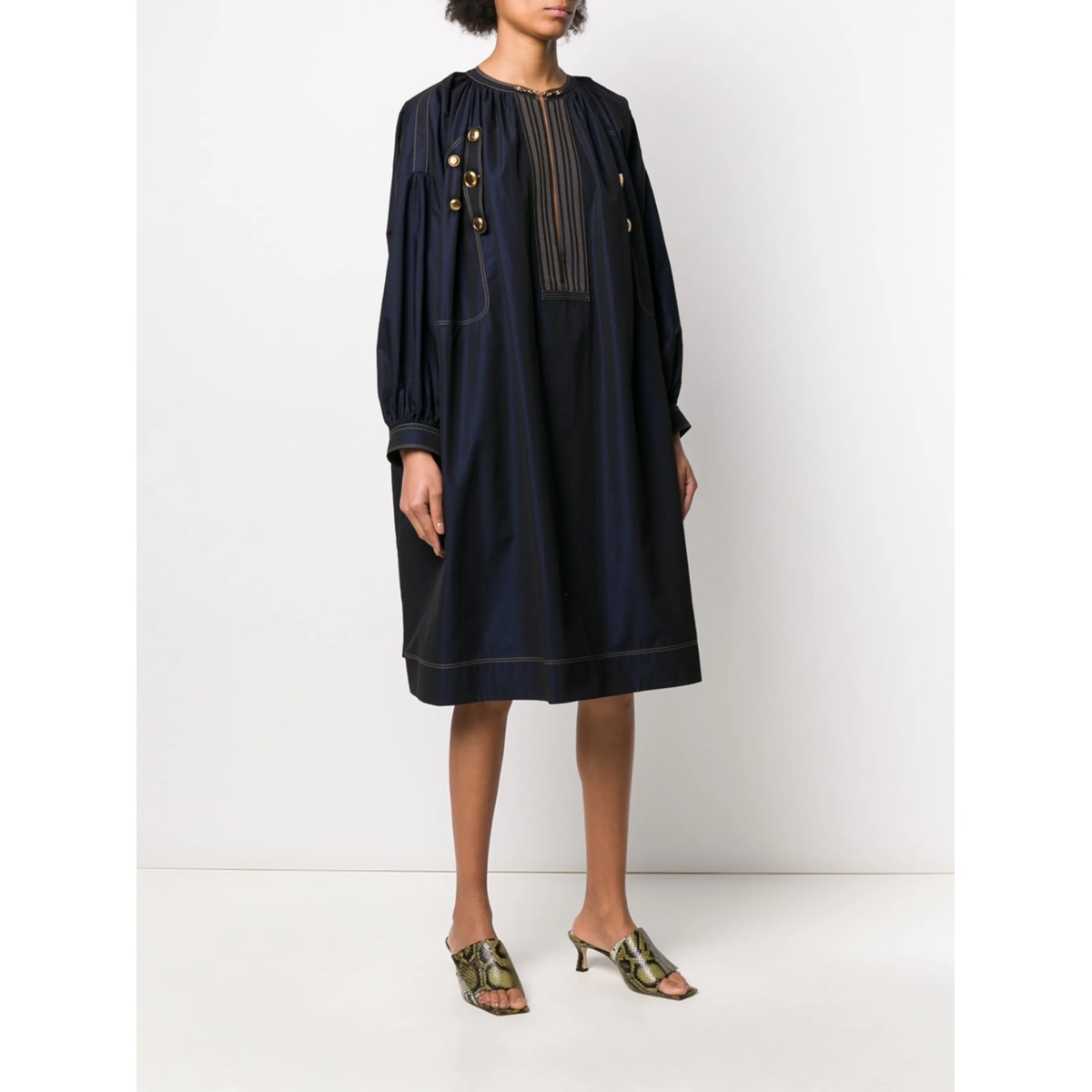 button details poplin dress - Img 3