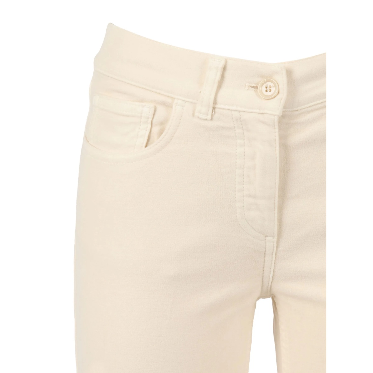 button straight-leg trousers - Img 3