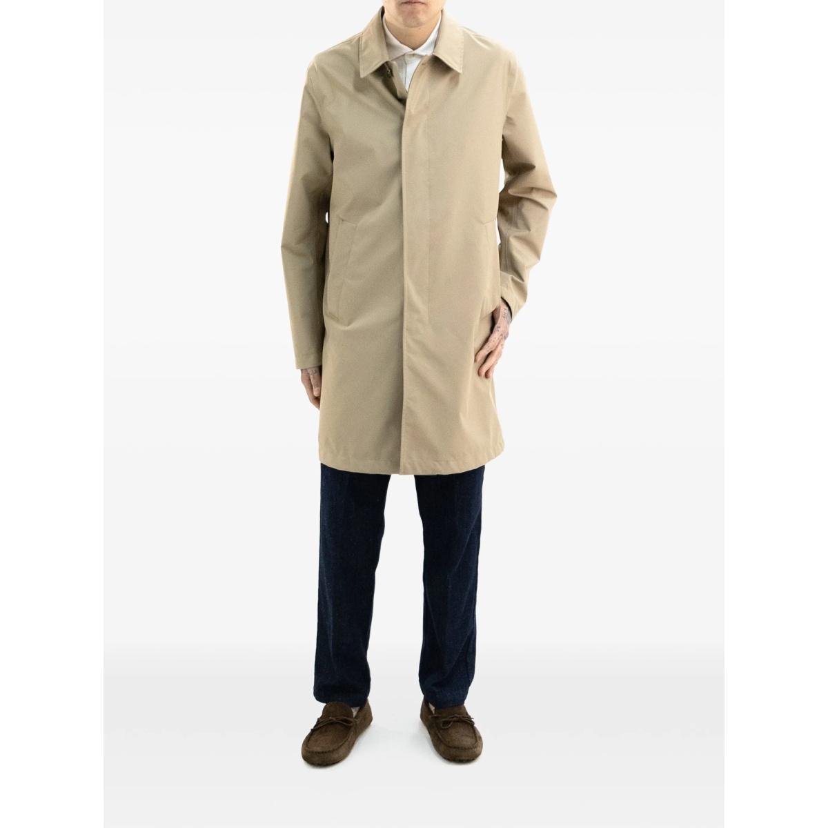 buttoned raincoat - Img 2