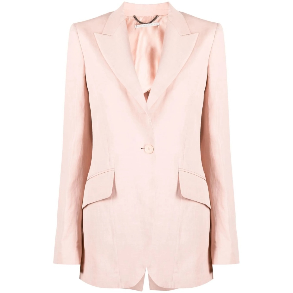 buttoned single-breasted blazer