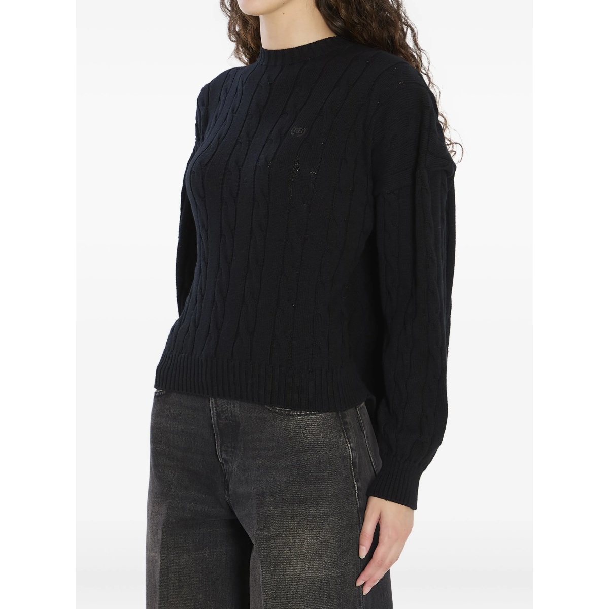 cable-knit logo sweater - Img 4