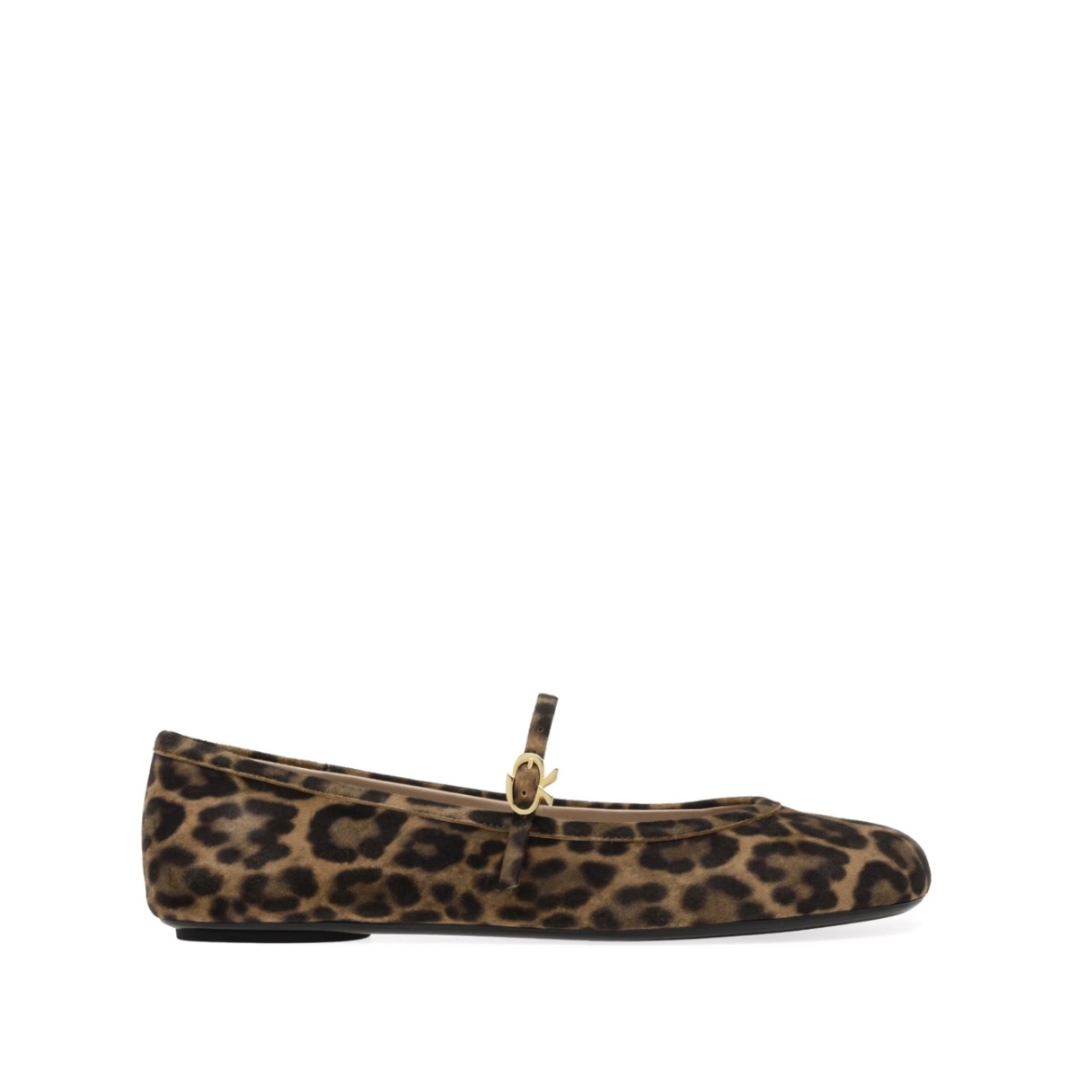 Carla leopard-pattern ballerina shoes