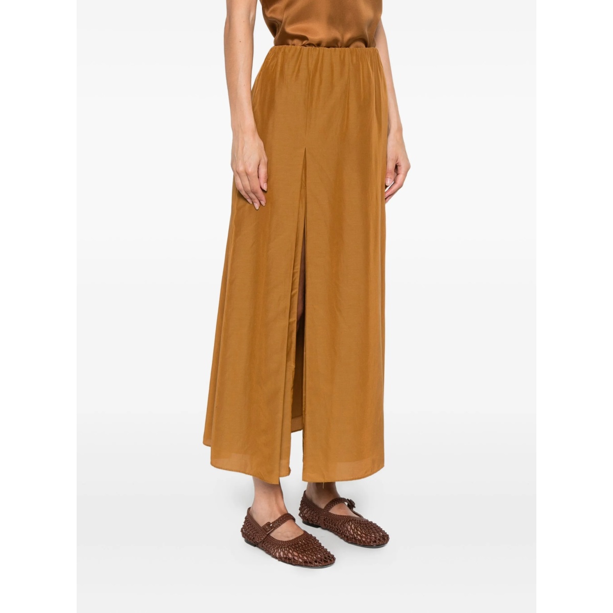 Carmen split-front midi skirt - Img 3