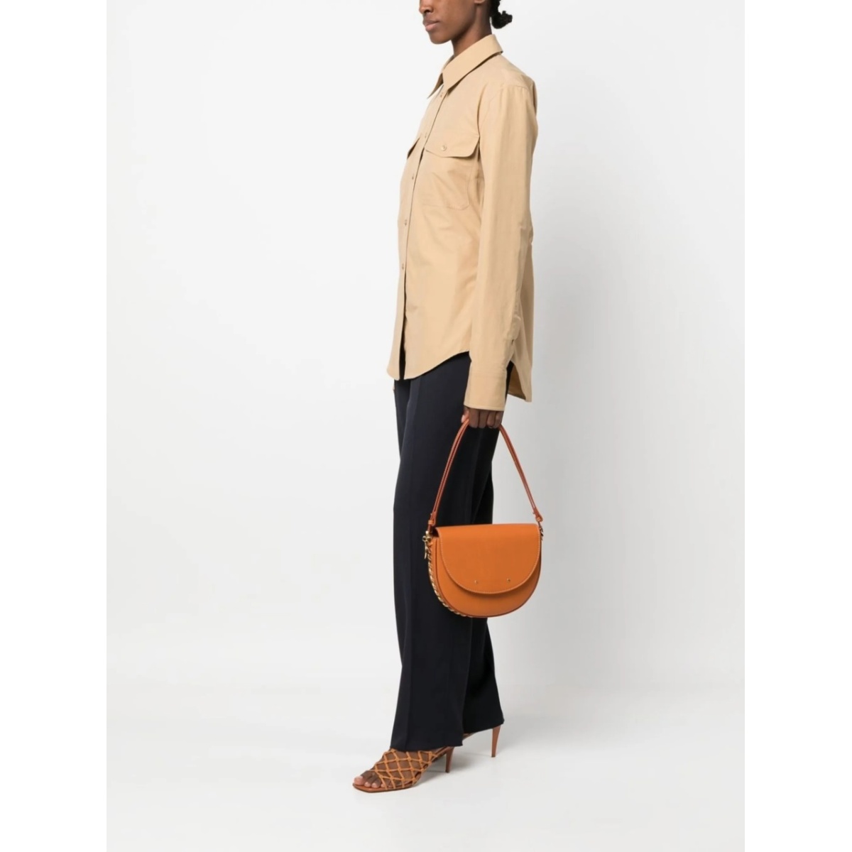 chain-detail shoulder bag - Img 2