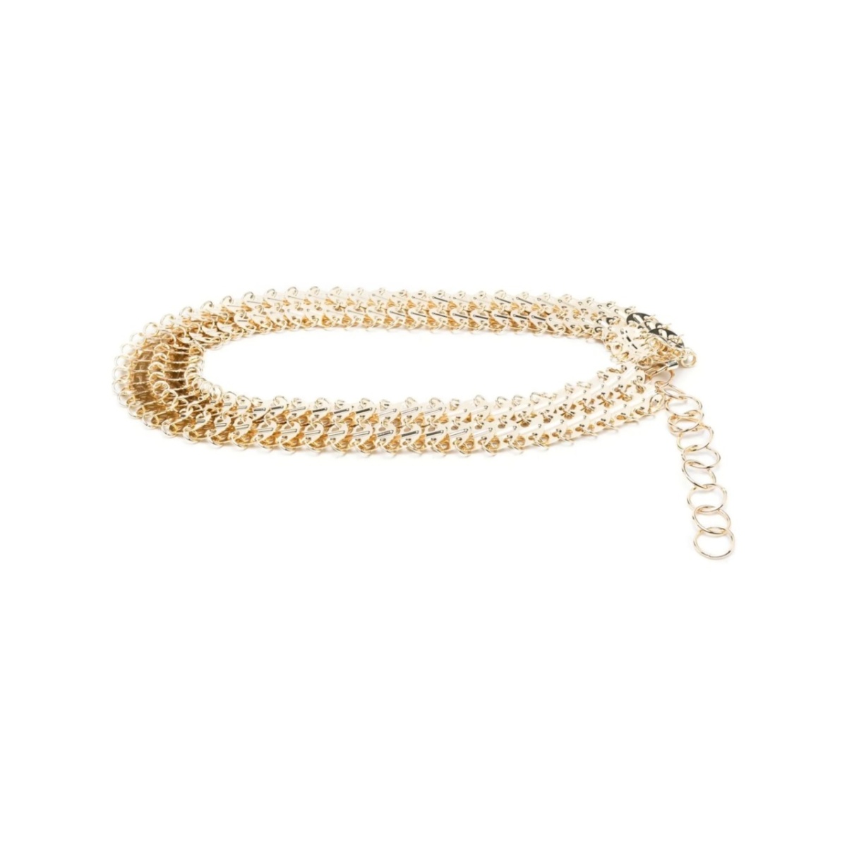 chain-link clasp-fastening belt