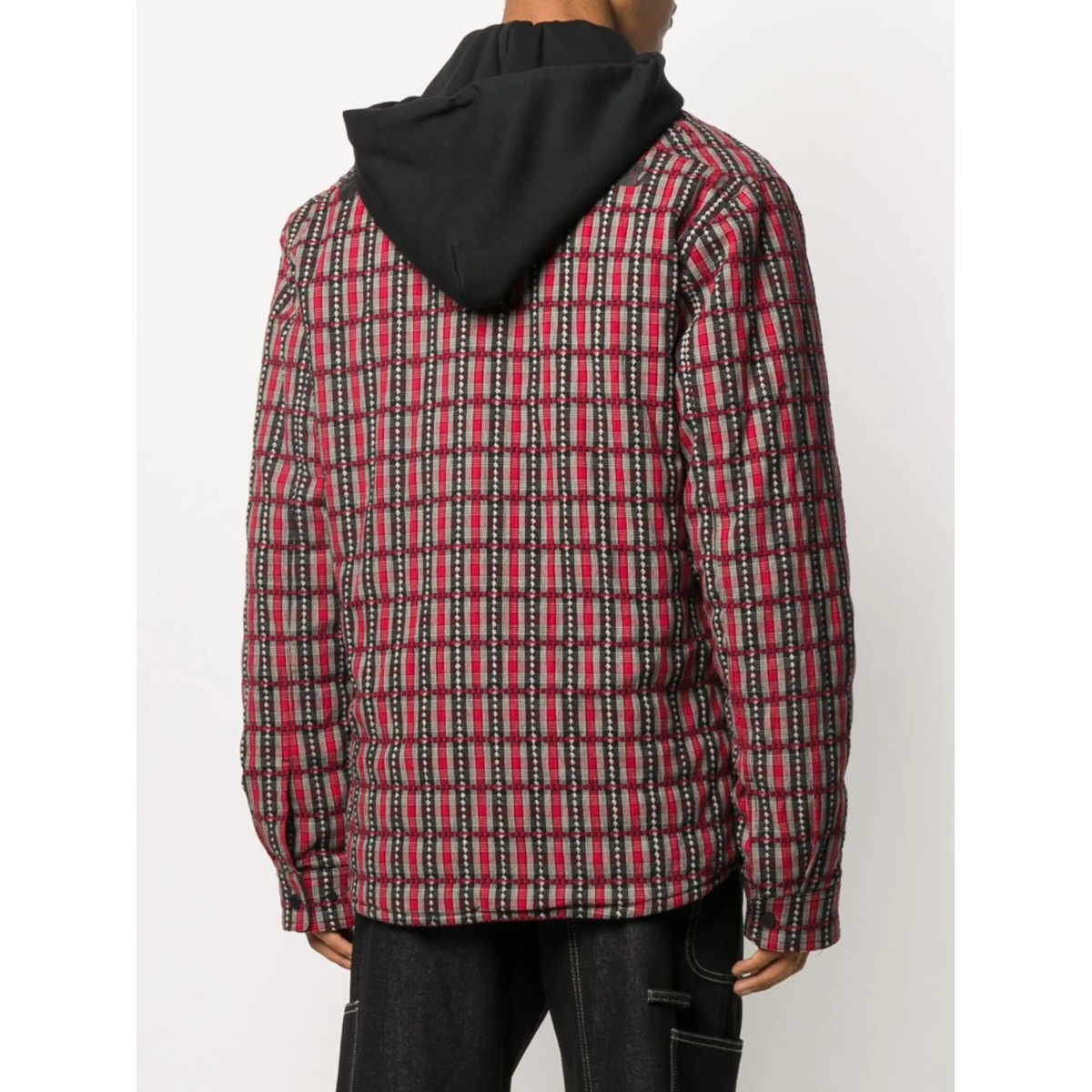 check hooded jacket - Img 4