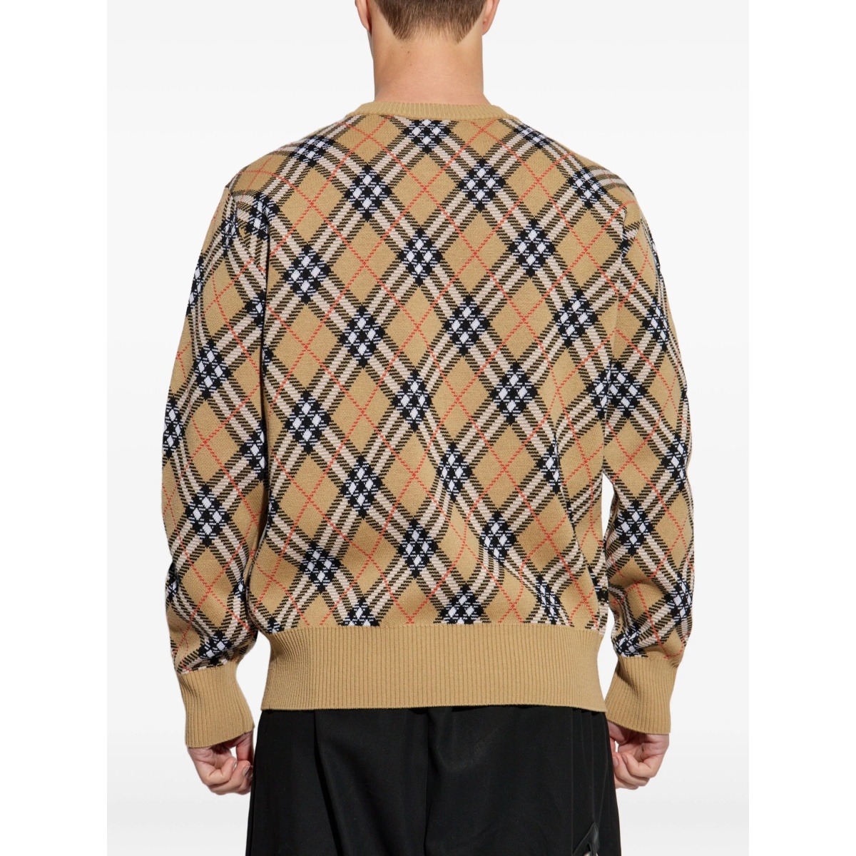 check-pattern sweater - Img 4