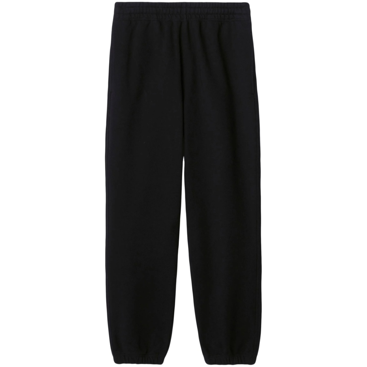 checked cotton track pants