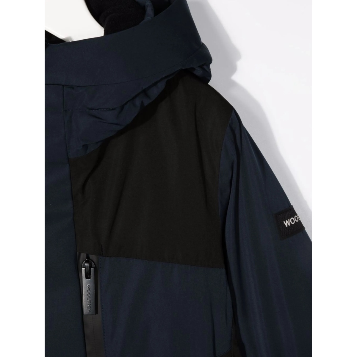 colour-block hooded jacket - Img 3