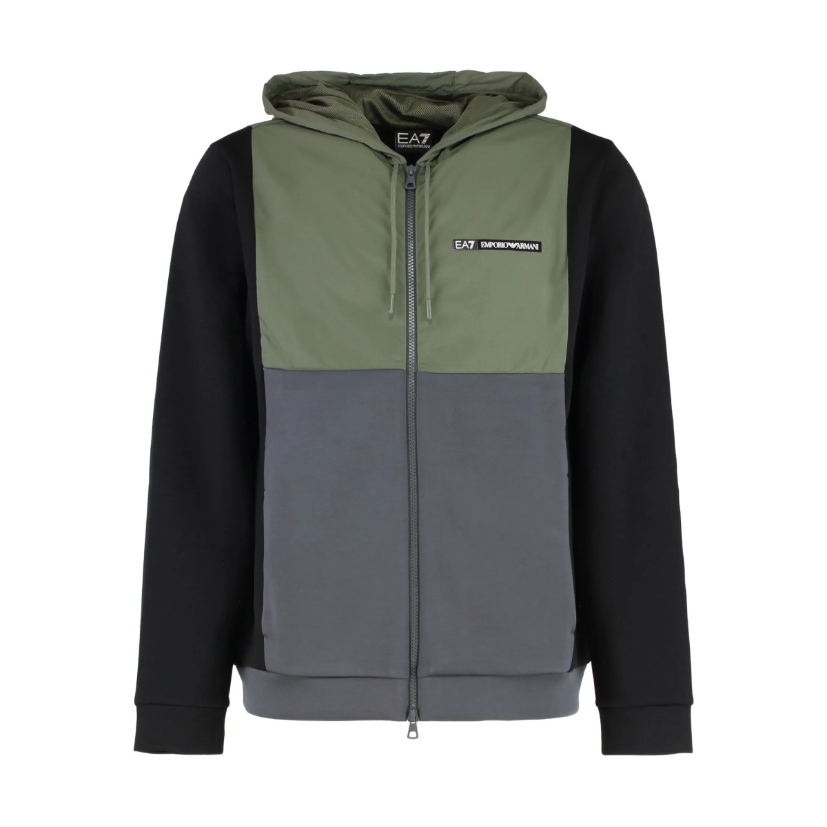 colour-block hoodie