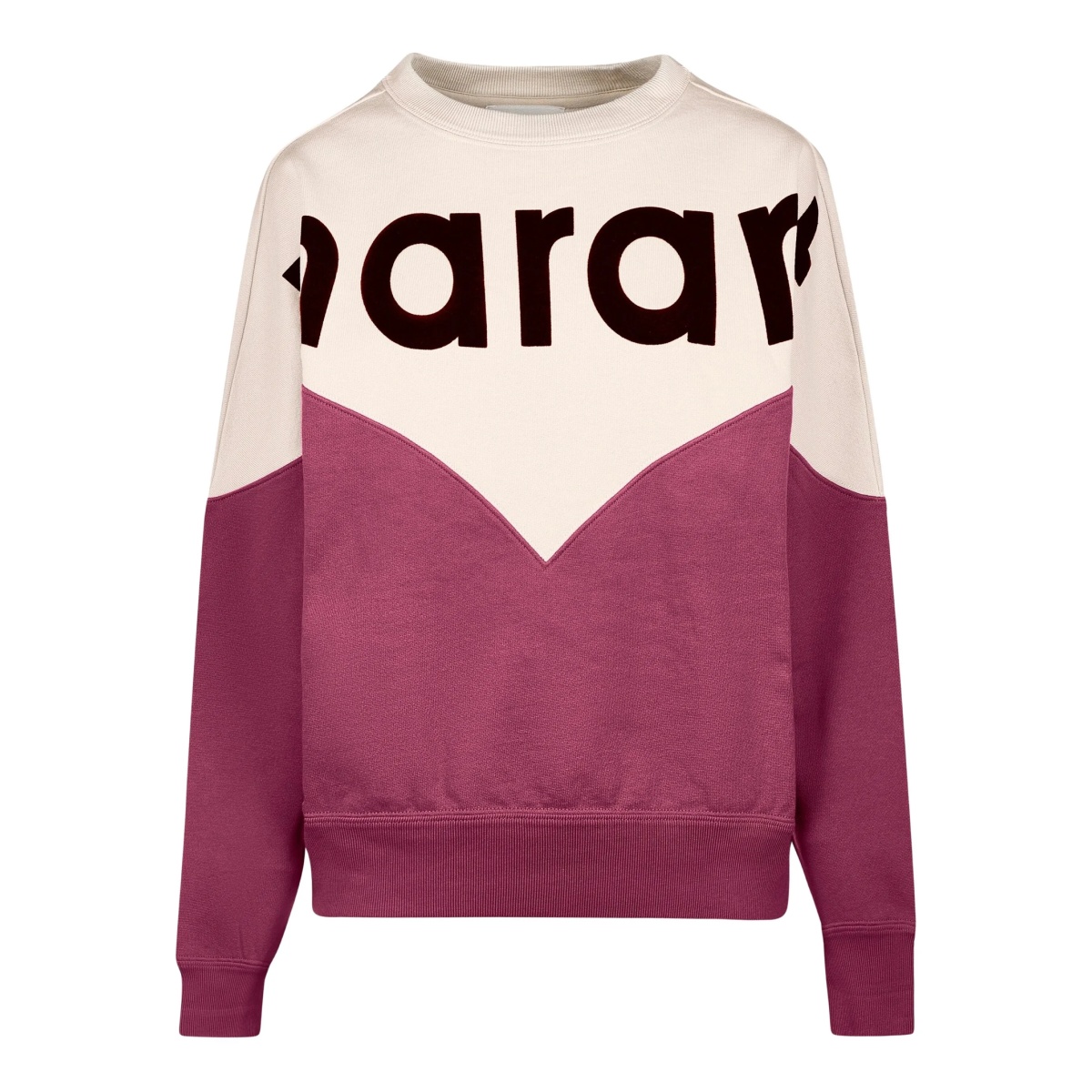 colour-block logo sweatshirt