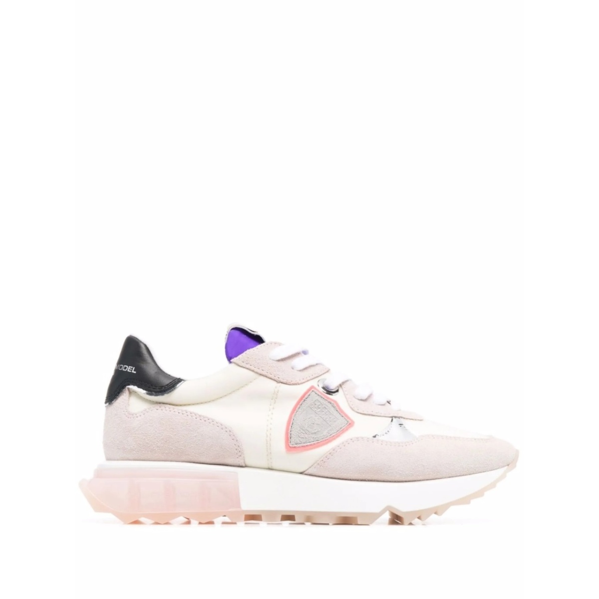 colour-block panelled sneakers