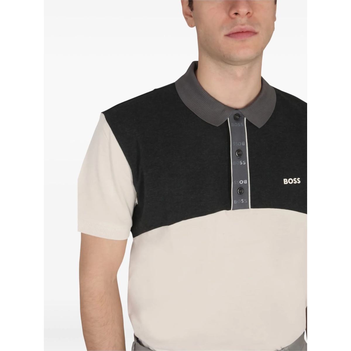 colour-block polo shirt - Img 4