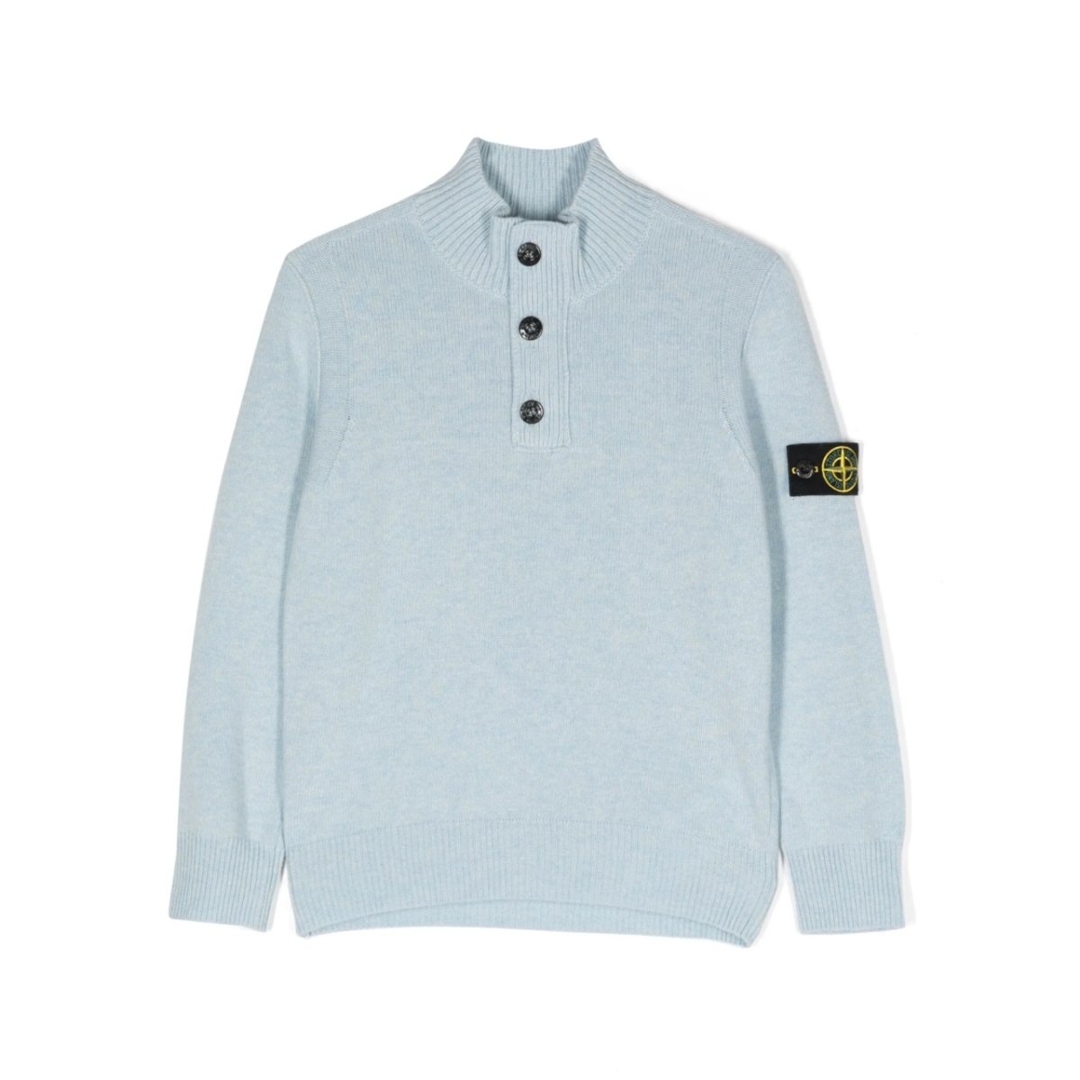 Compass-motif knitted top