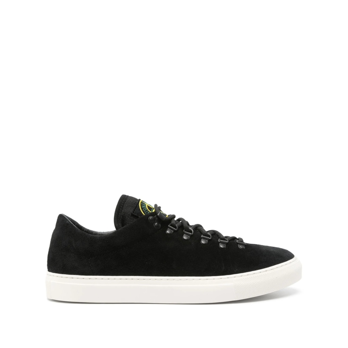 Compass-patch sneakers