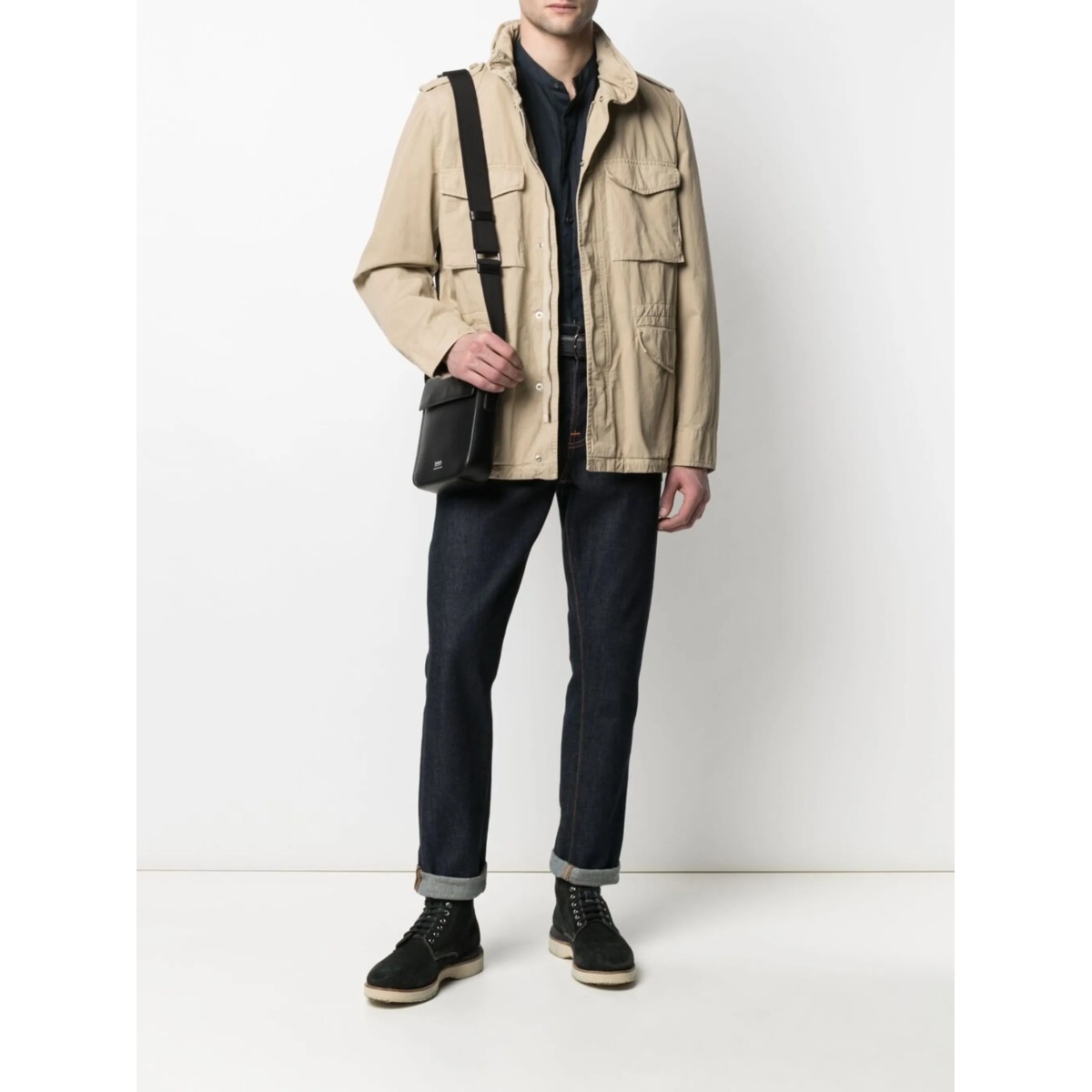 concealed hood military jacket - Img 2