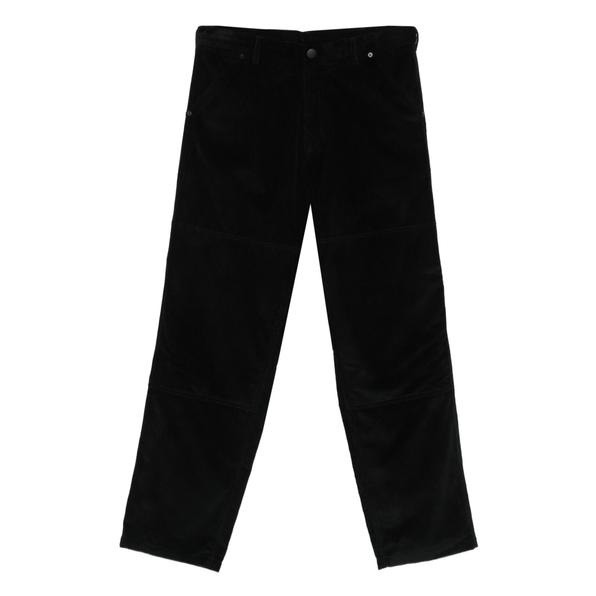 corduroy-panel trousers