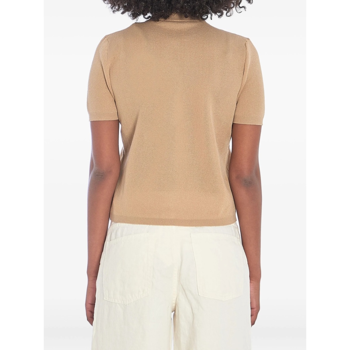 cotton-blend polo shirt - Img 4