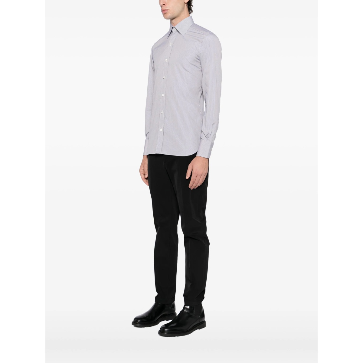 cotton striped shirt - Img 3