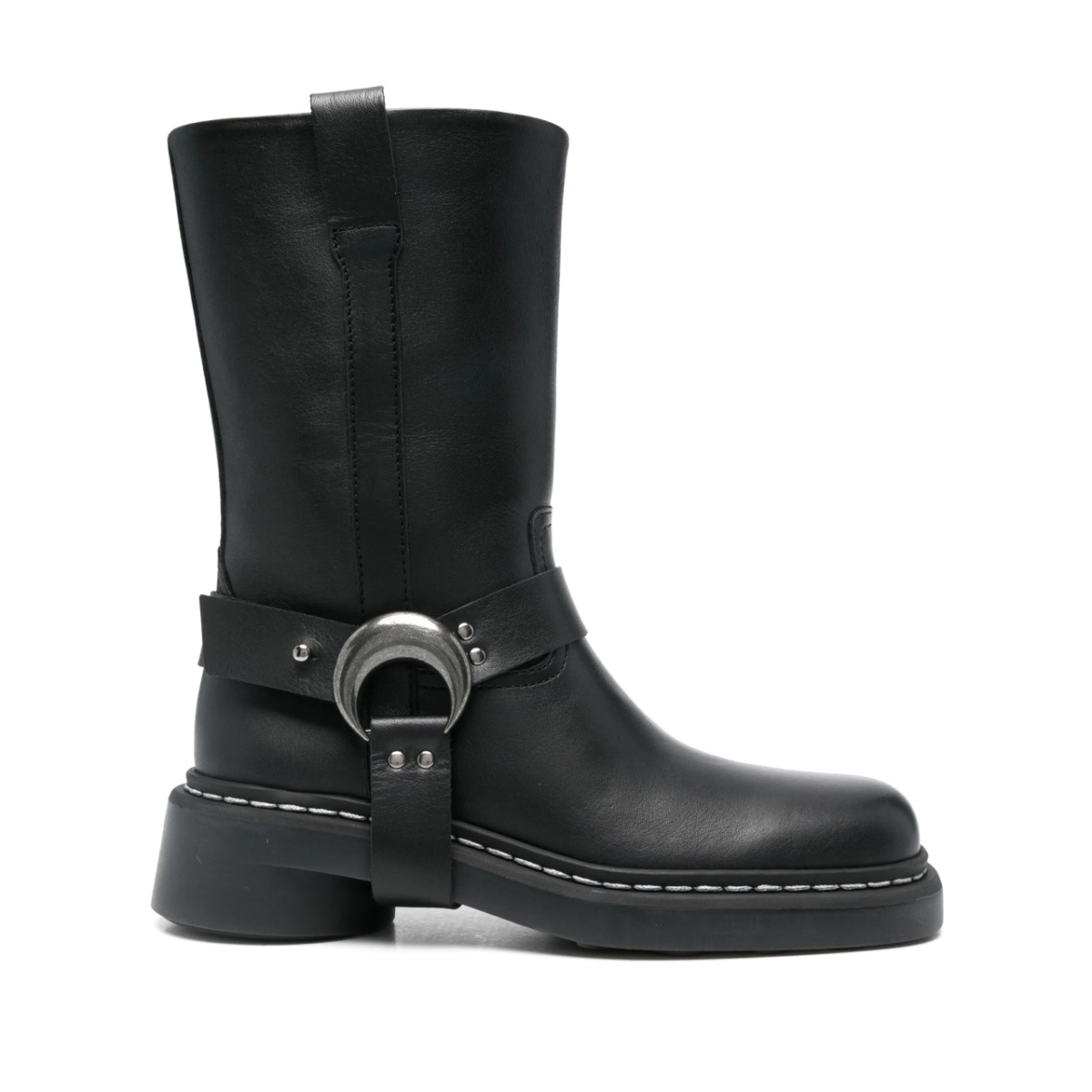 Crescent Moon-plaque boots