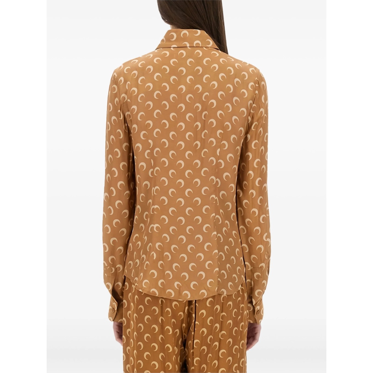crescent moon-print shirt - Img 3