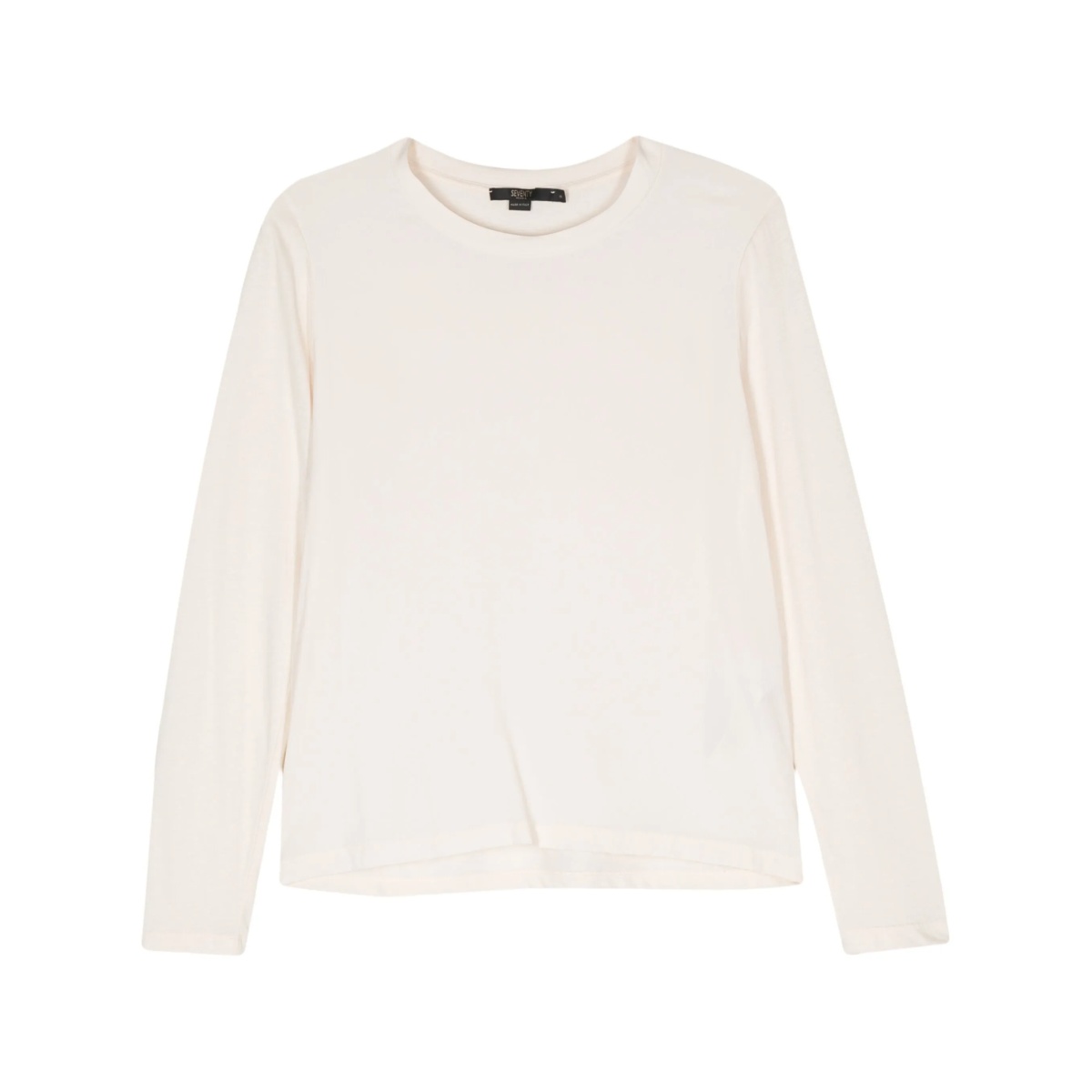 crew-neck long-sleeve T-shirt