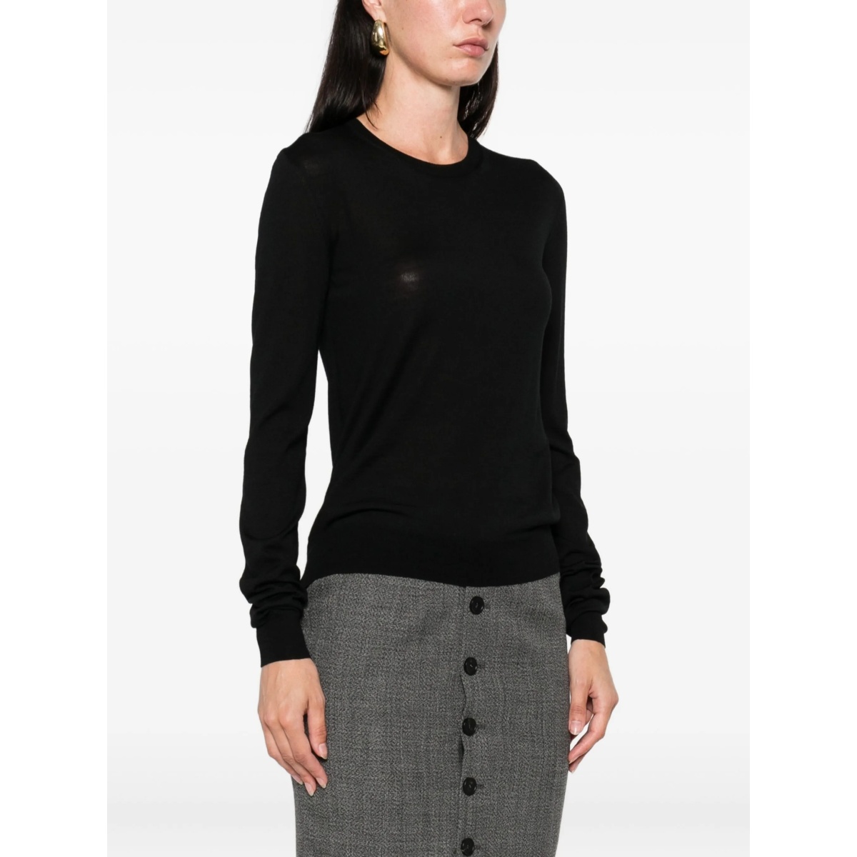 crew-neck wool top - Img 3