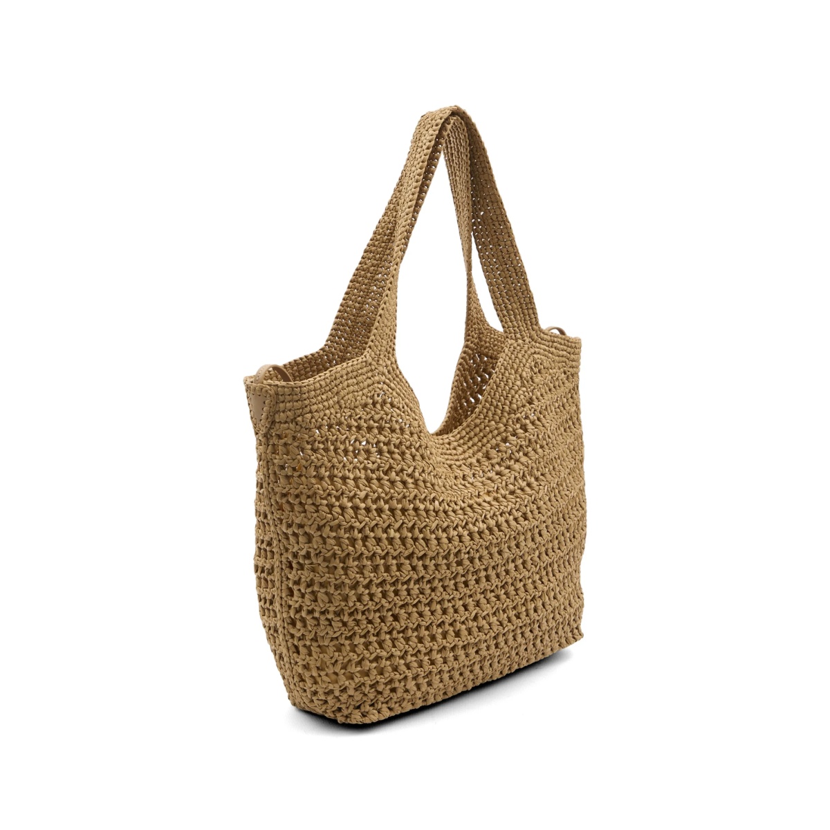 crochet raffia shopping bag - Img 2