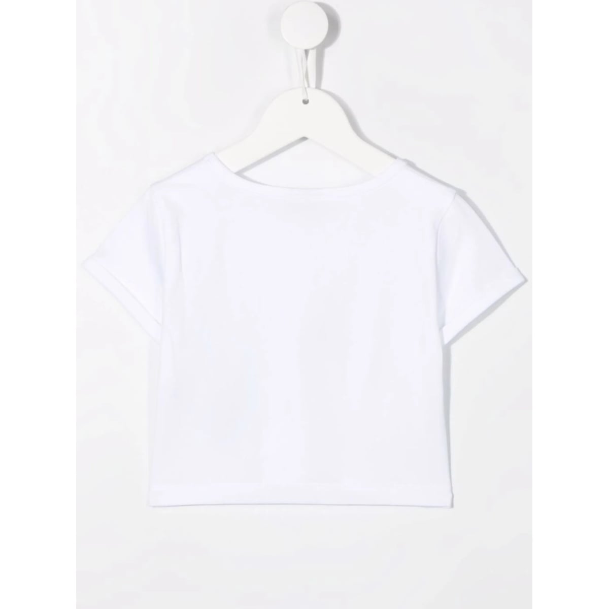 cropped logo-print T-shirt - Img 2