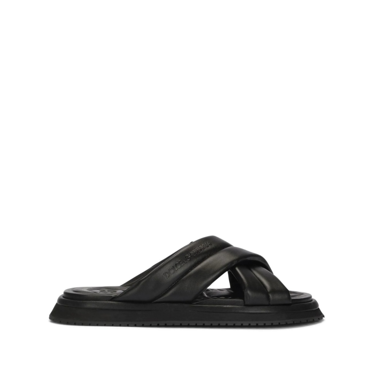crossover-strap flat sandals