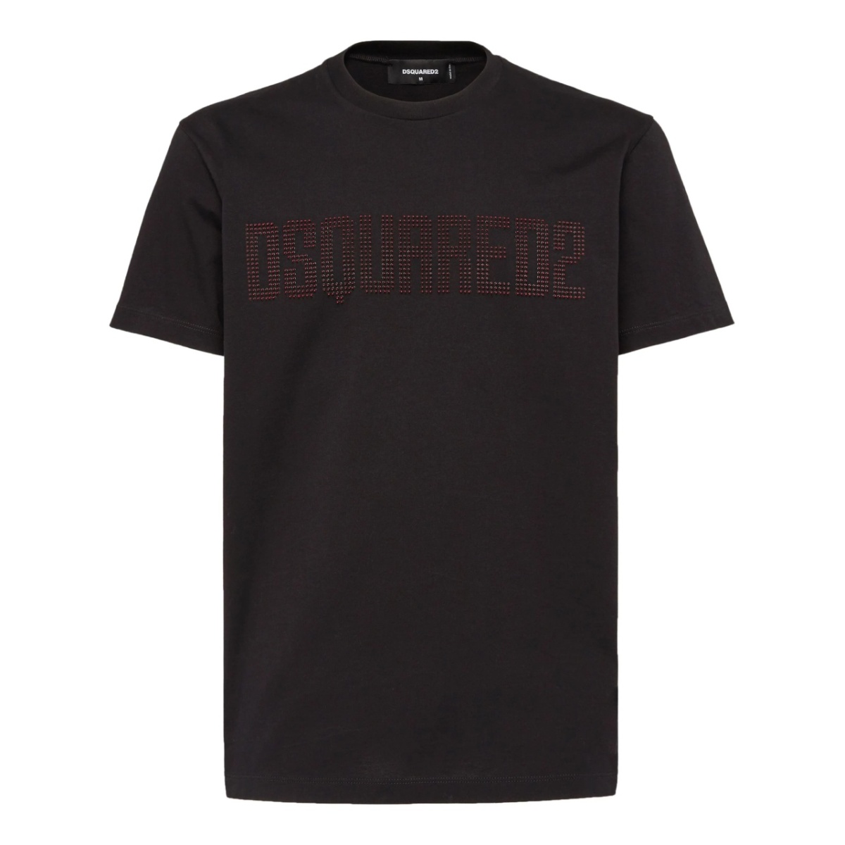 crystal-logo cotton T-shirt