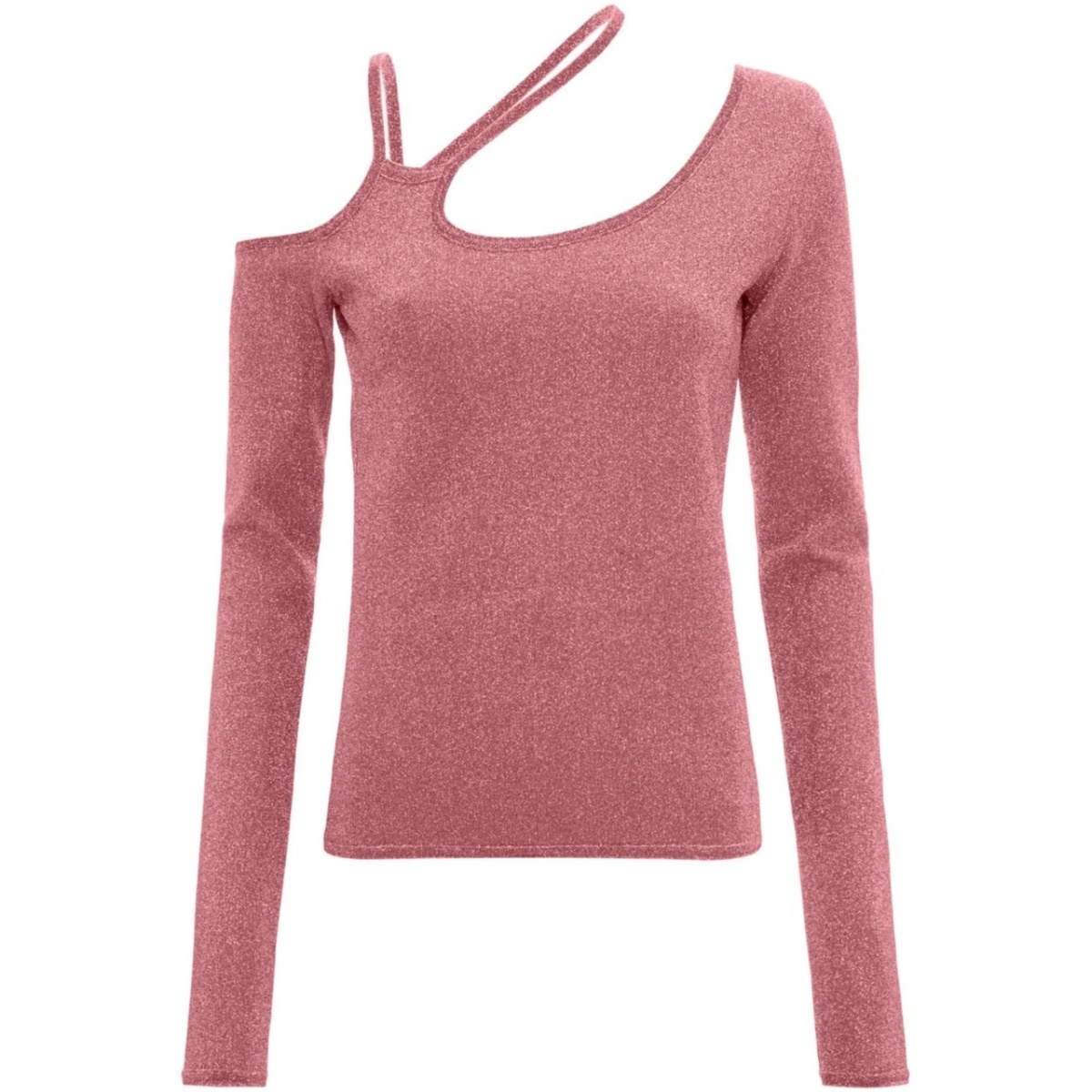 cut-out metallic asymmetric top
