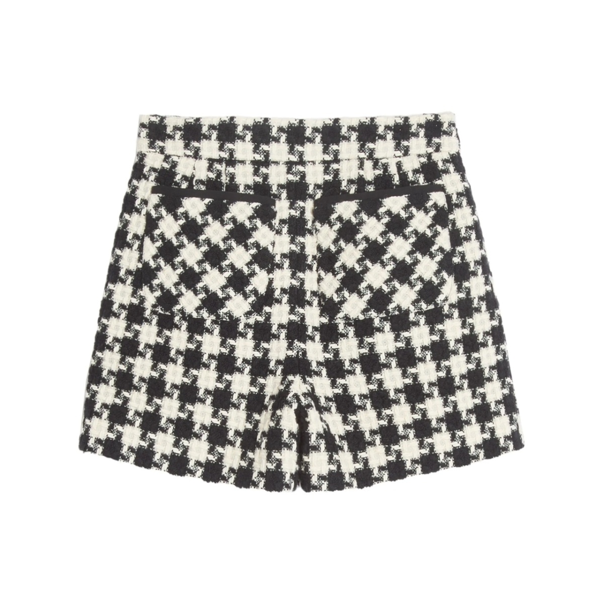 Damier Light tweed shorts