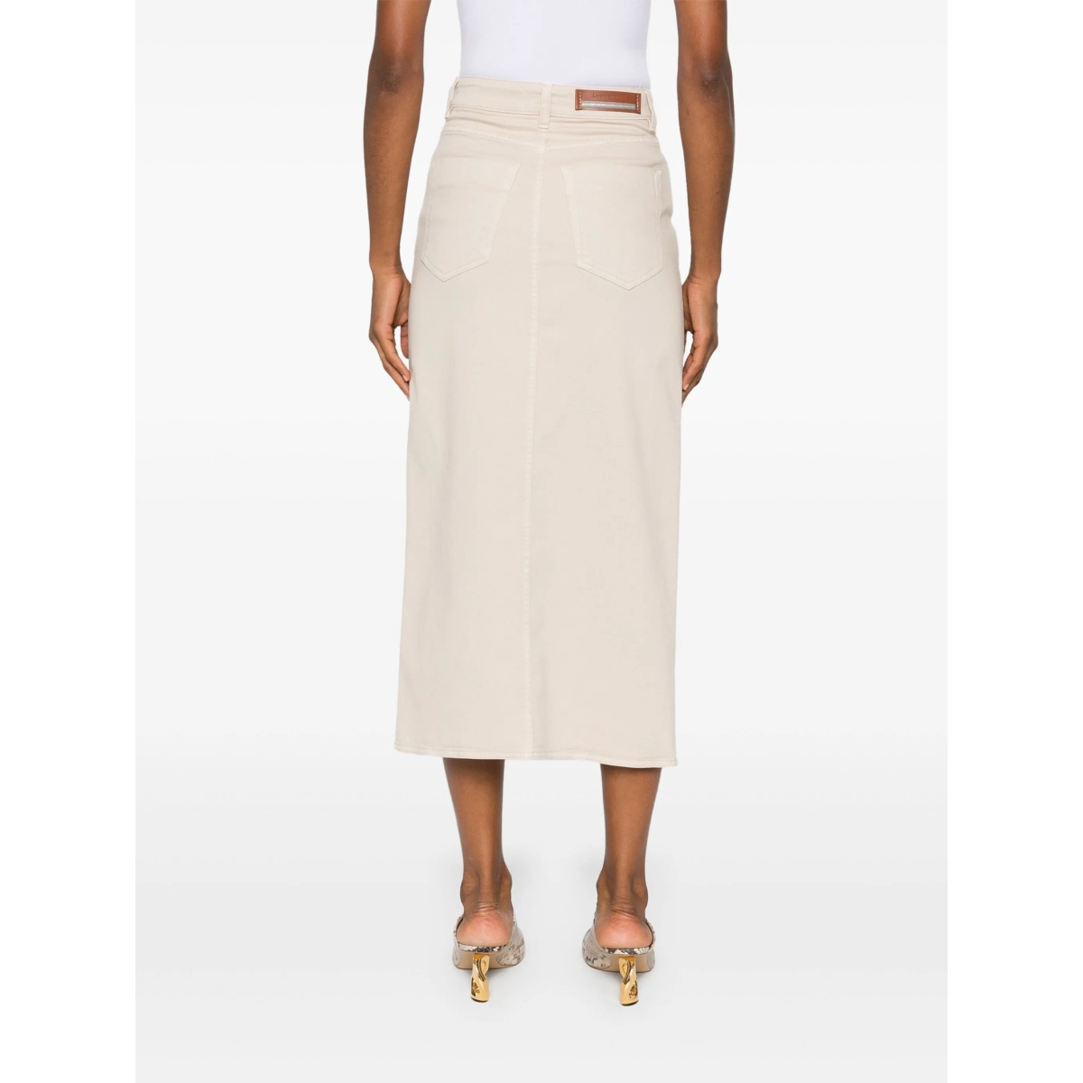 denim midi skirt - Img 4