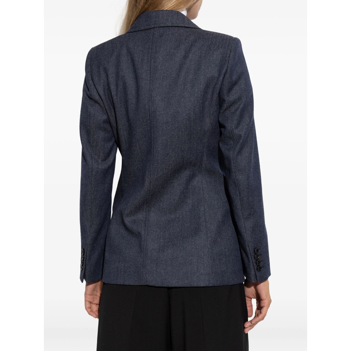 double-breasted wool jacket - Img 4