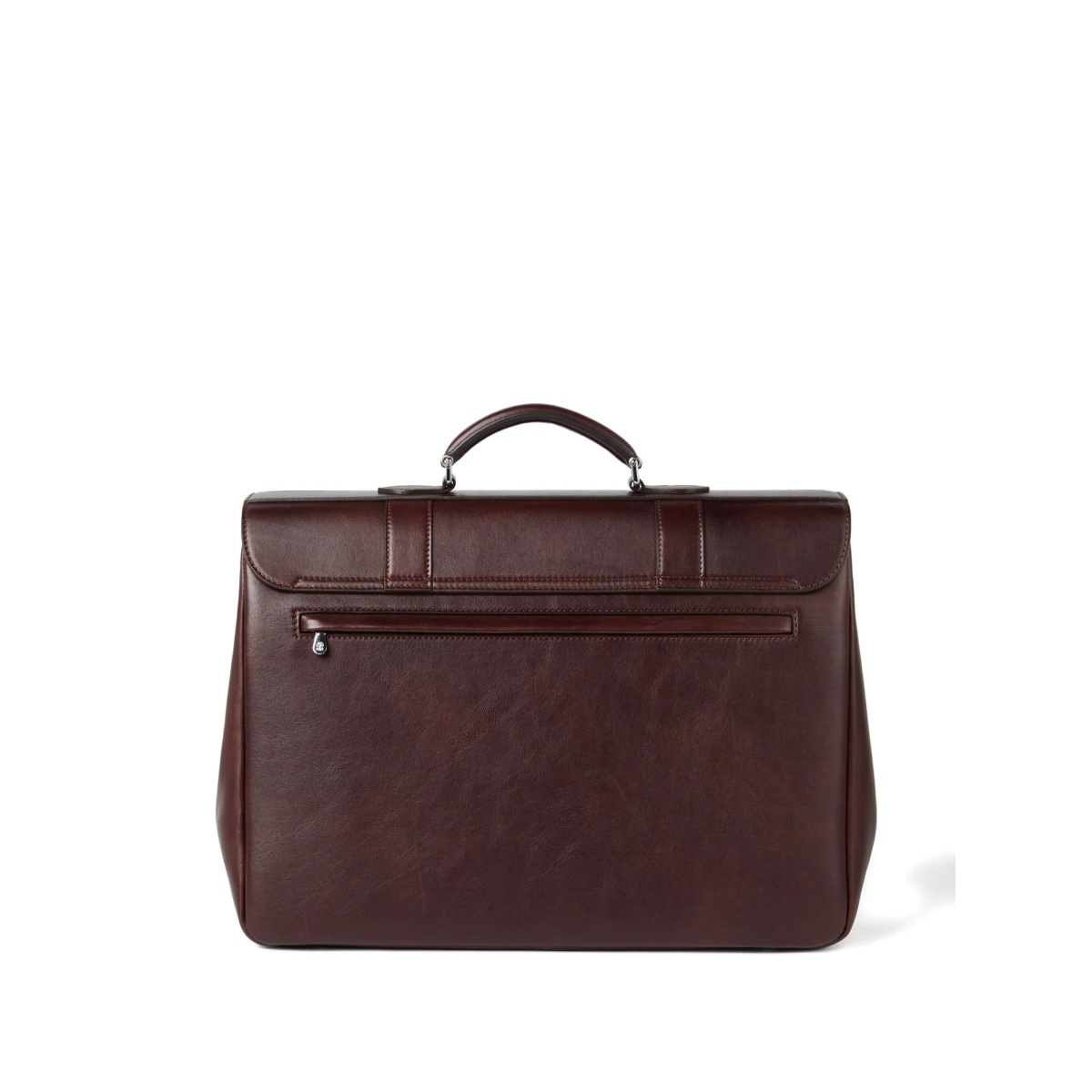 double-buckle leather briefcase - Img 3