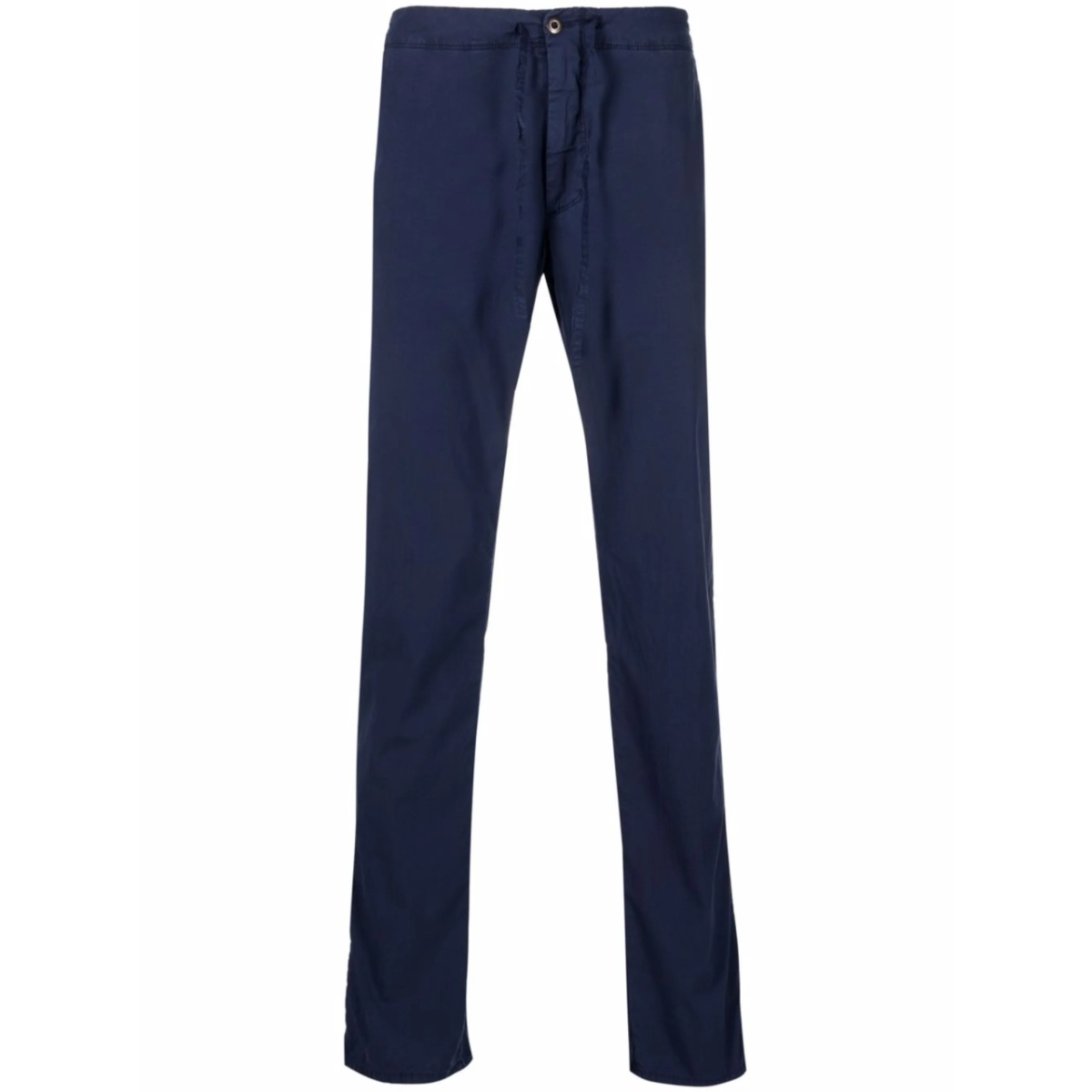 drawstring slim-fit trousers