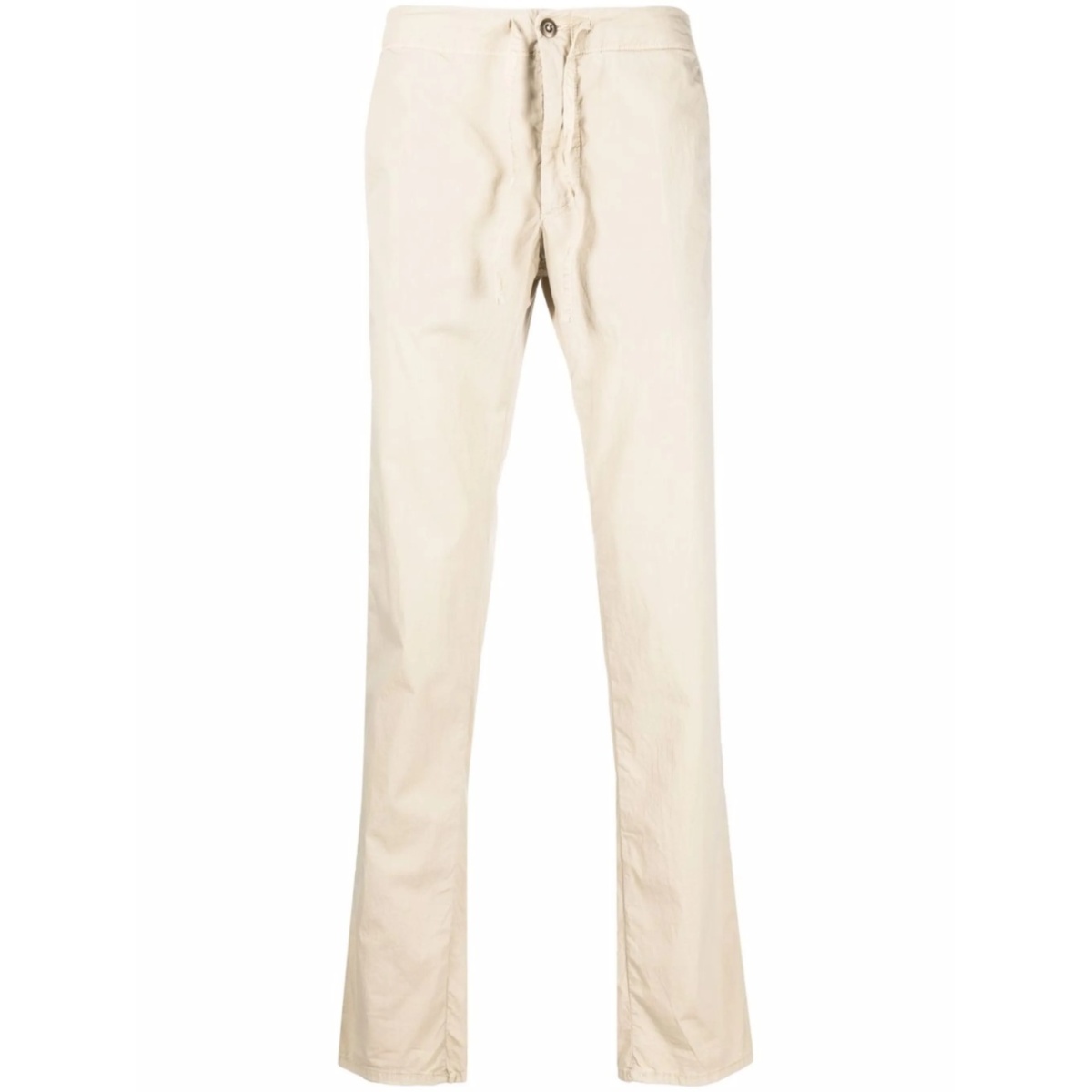 drawstring slim-fit trousers
