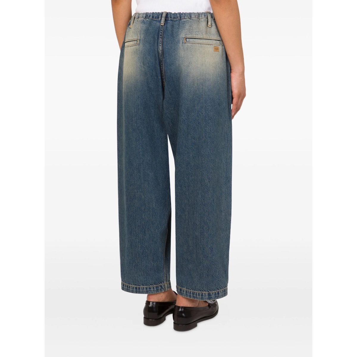 drawstring-waist jeans - Img 3
