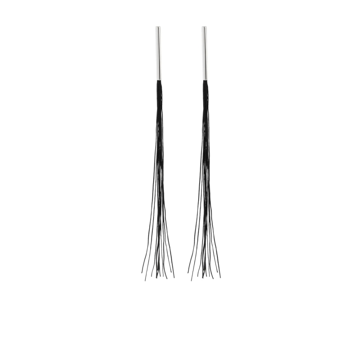 drop-design earrings