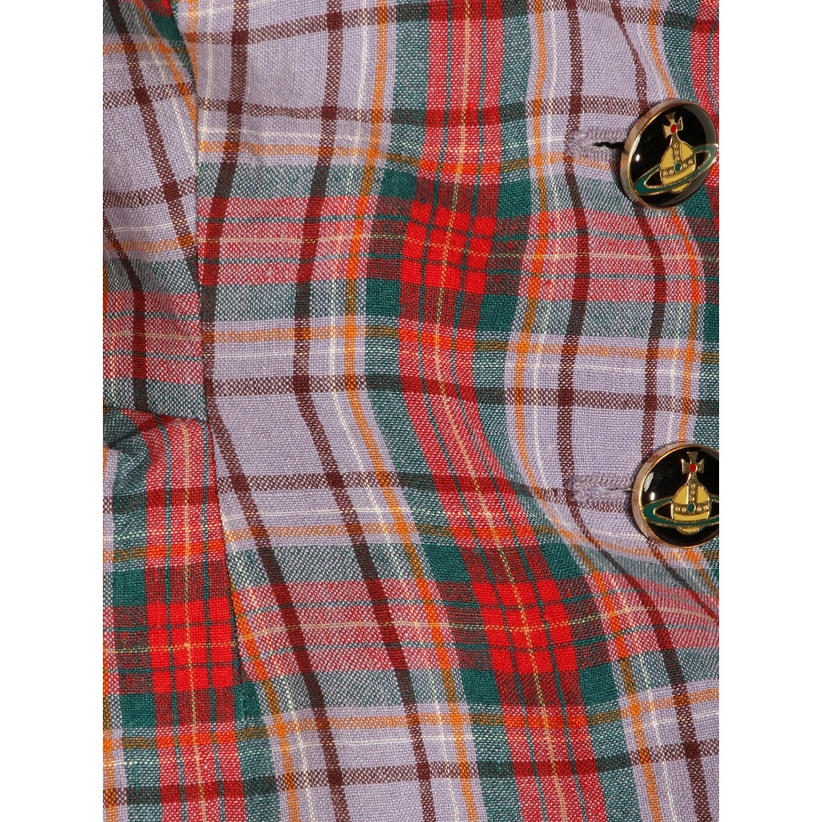 Drunken checked button jacket - Img 4
