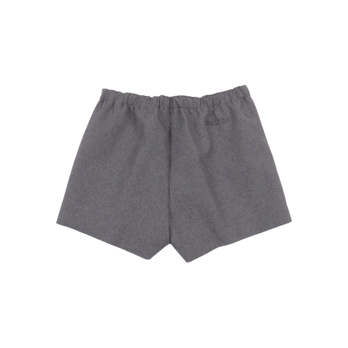elastic-waist wool shorts - Img 2