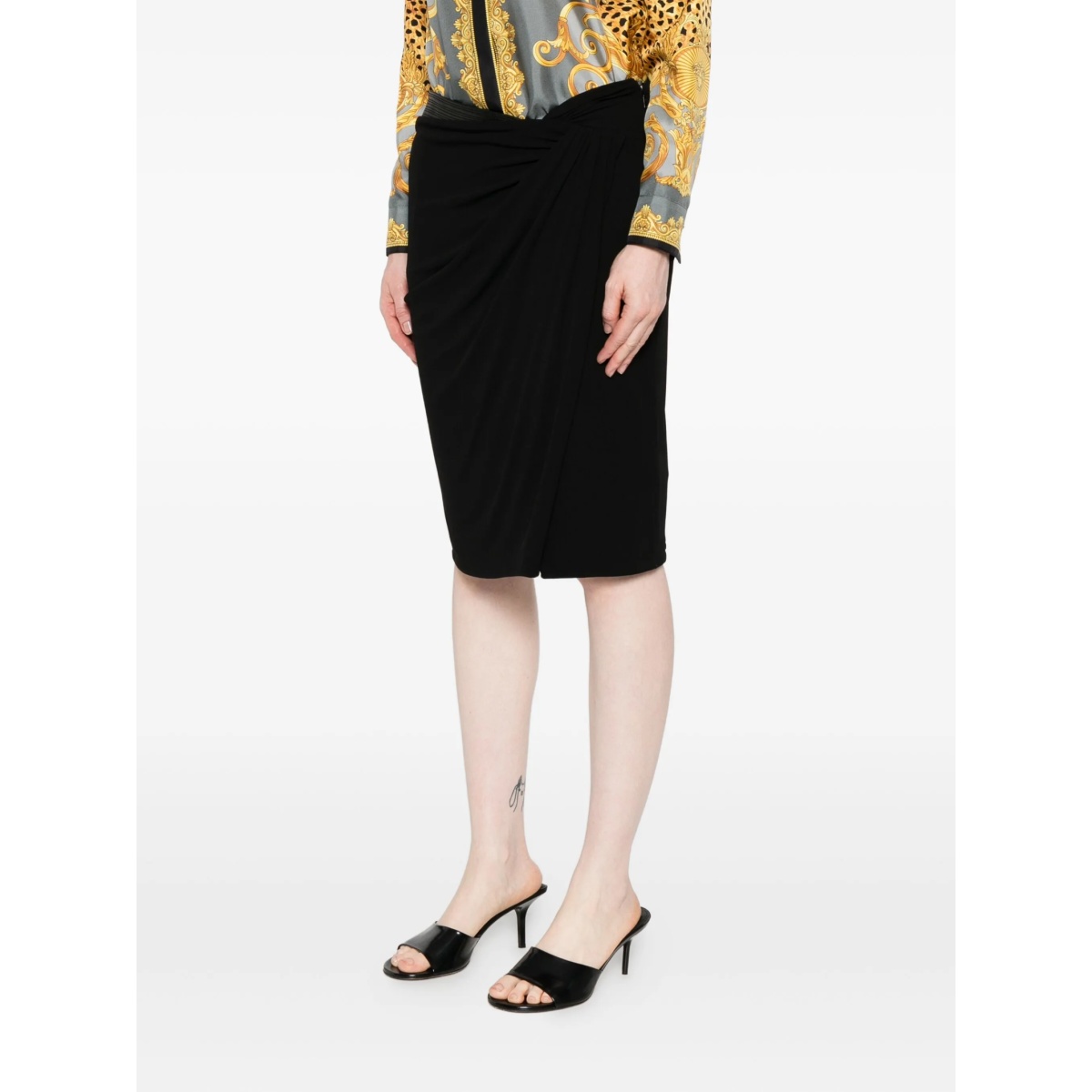 embellished draped skirt - Img 3