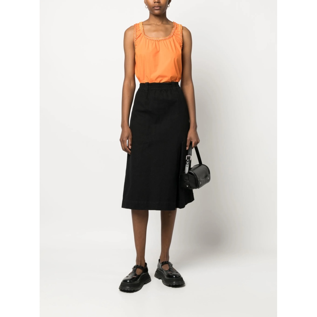 embellished-trim tank top - Img 2