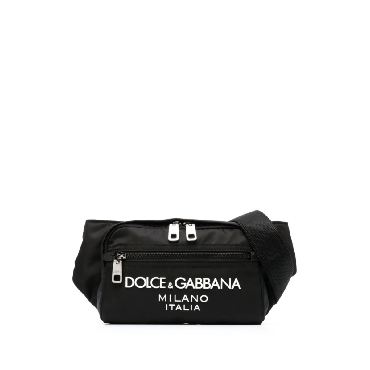 embossed-logo belt bag