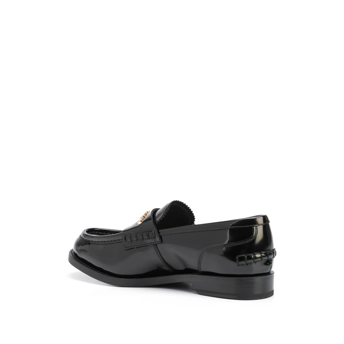 embossed-logo loafers - Img 3