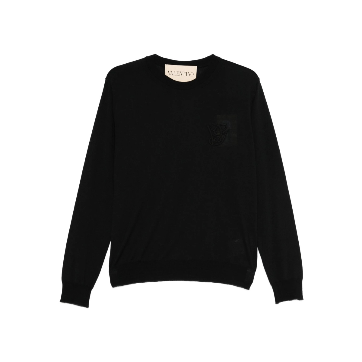 embroidered-logo T-shirt