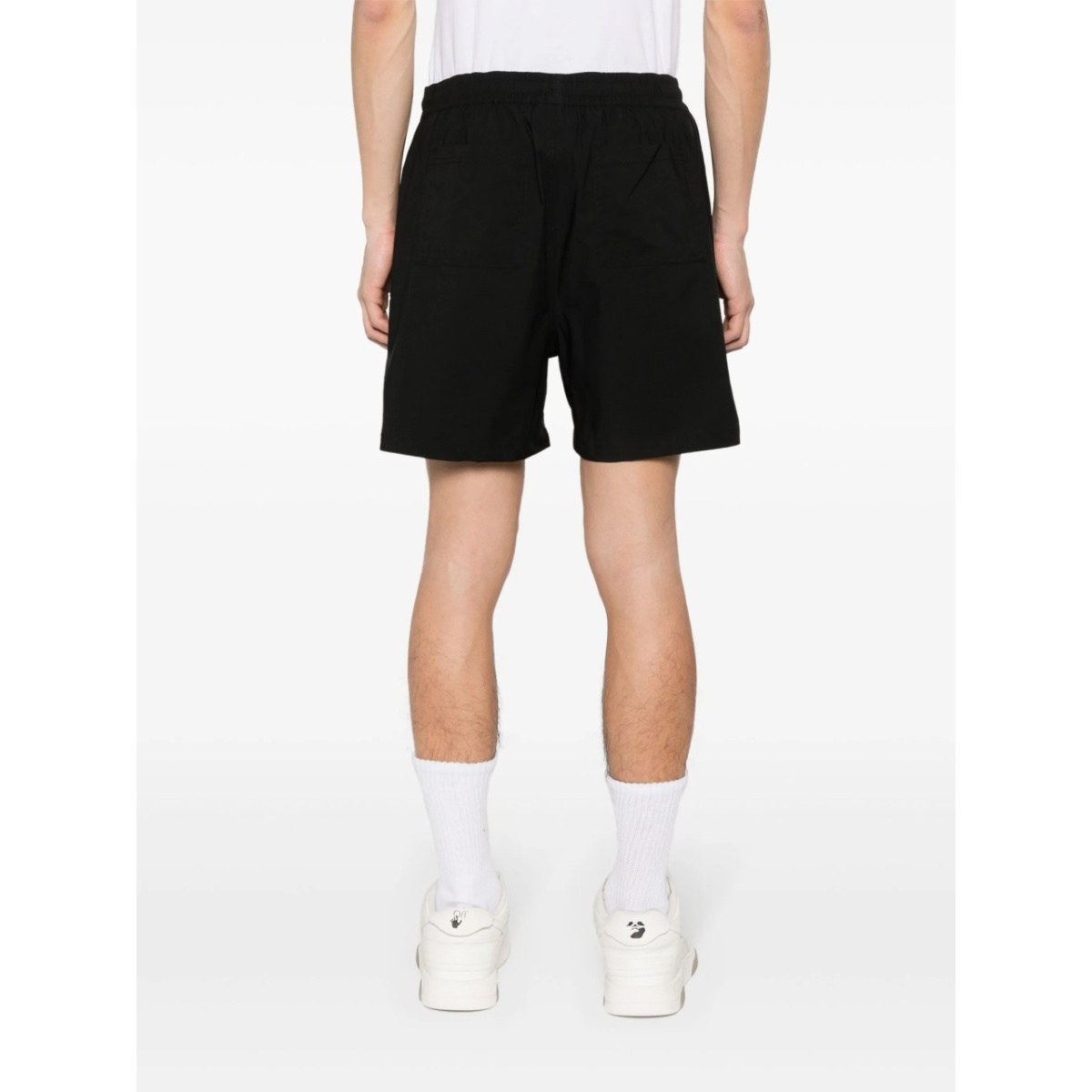 embroidered-logo track shorts - Img 4
